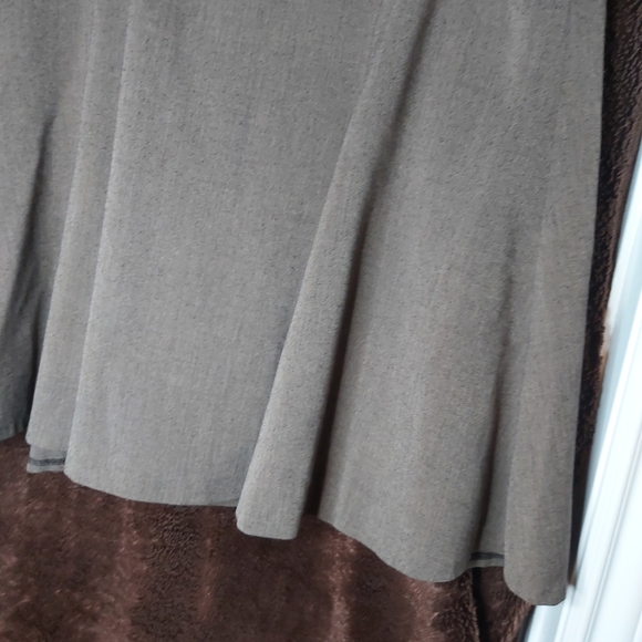 Bandolino stretch skirt - Brown - side zipper - Picture 5 of 6